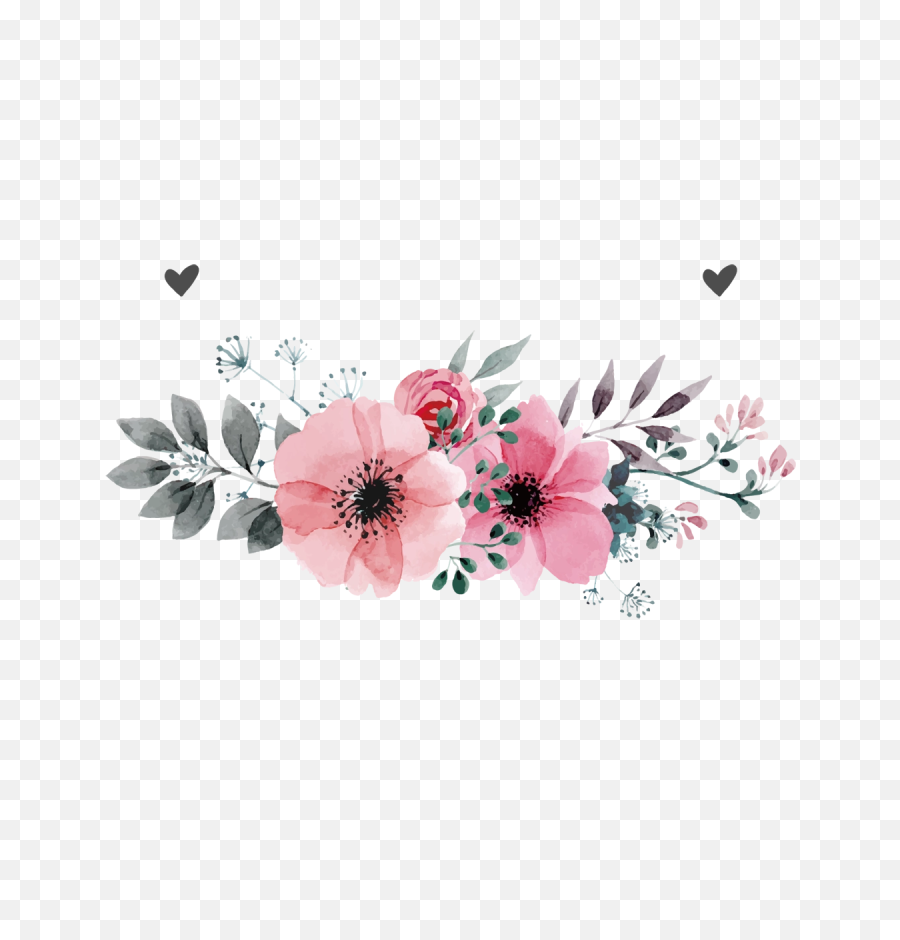 Watercolor Flowers Png Flower Png White Background Free Transparent Png Images Pngaaa Com