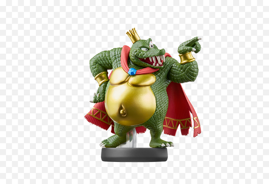 King K Rool Super Smash Bros Amiibo Figure - Amiibo Life Super Smash Bros Ultimate King K Rool Amiibo Png,Super Smash Bros Transparent