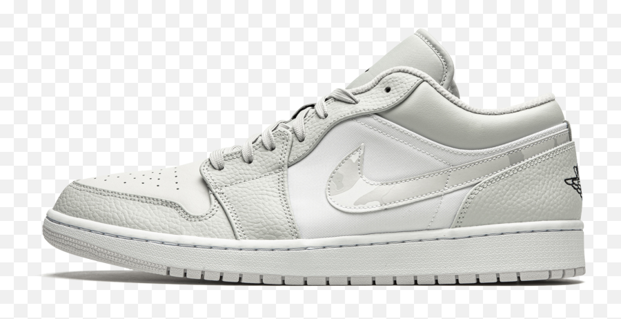 Air Jordan 1 Low White Camo - Dc9036 100 2020 Light Bone Air Force 1 Png,Jordan Shoe Png