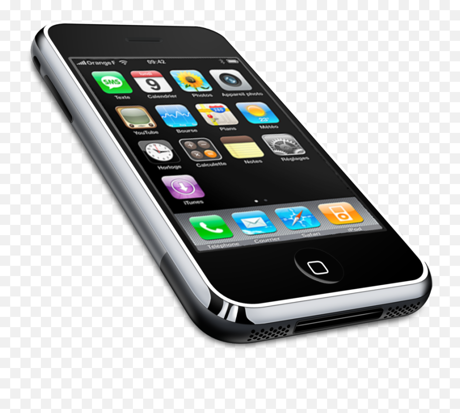 Apple Iphone Png Image - Cell Phones Transparent Background,Iphone Png