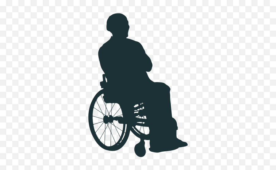 Transparent Png Svg Vector File - Silueta Persona En Silla De Ruedas Png,Wheelchair Silhouette Png