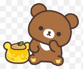 Download Honey Kawaii Cute Bear Brown - Transparent Cute Bear Png,Rilakkuma Transparent