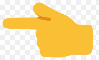 Pointing Finger Emoji Png Clipart