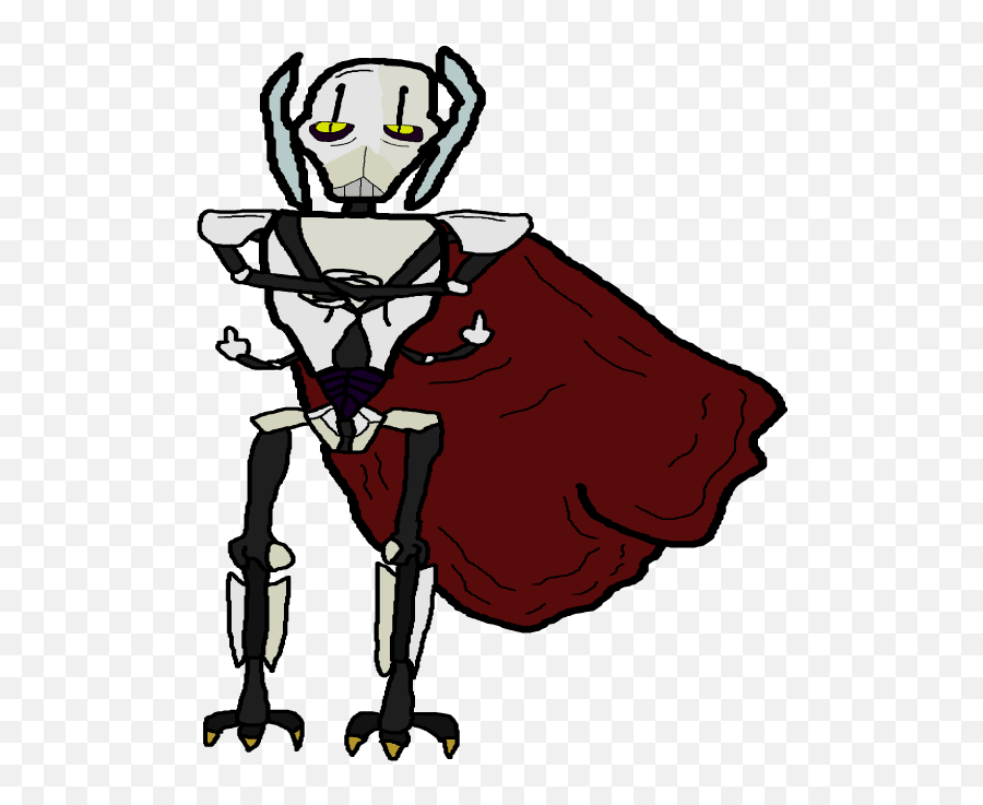 General Grievous - Easy General Grievous Drawings Png,General Grievous Png