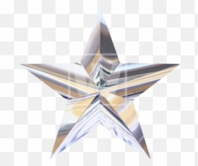 Silver Chrome Star - Png Welcomia Imagery Stock Transparent Background Pngs Background Single Star,Star Transparent Background