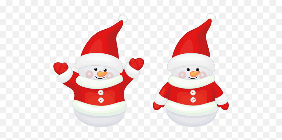 Transparent Cute Red Santa Claus Decor Clipart - Christmas Decorations Images Clipart Png,Cartoon Santa Hat Transparent