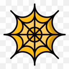 Free Spider Web Icon Of Colored Outline - png