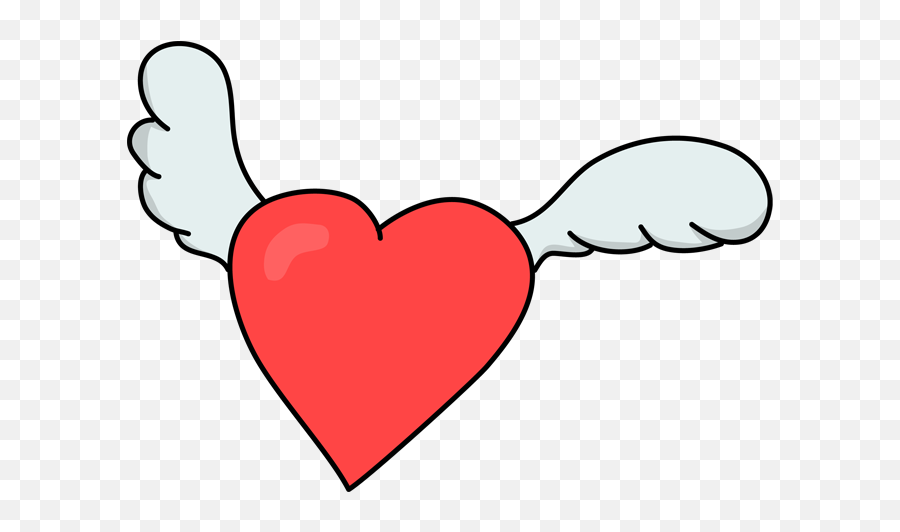 Valentine Heart With Wings Png Vector Pngimagespics - Girly,Heart With Wings Icon