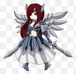 Erza Png - Cute Erza Chibi Fairy Tail 5248791 Vippng Scarlet