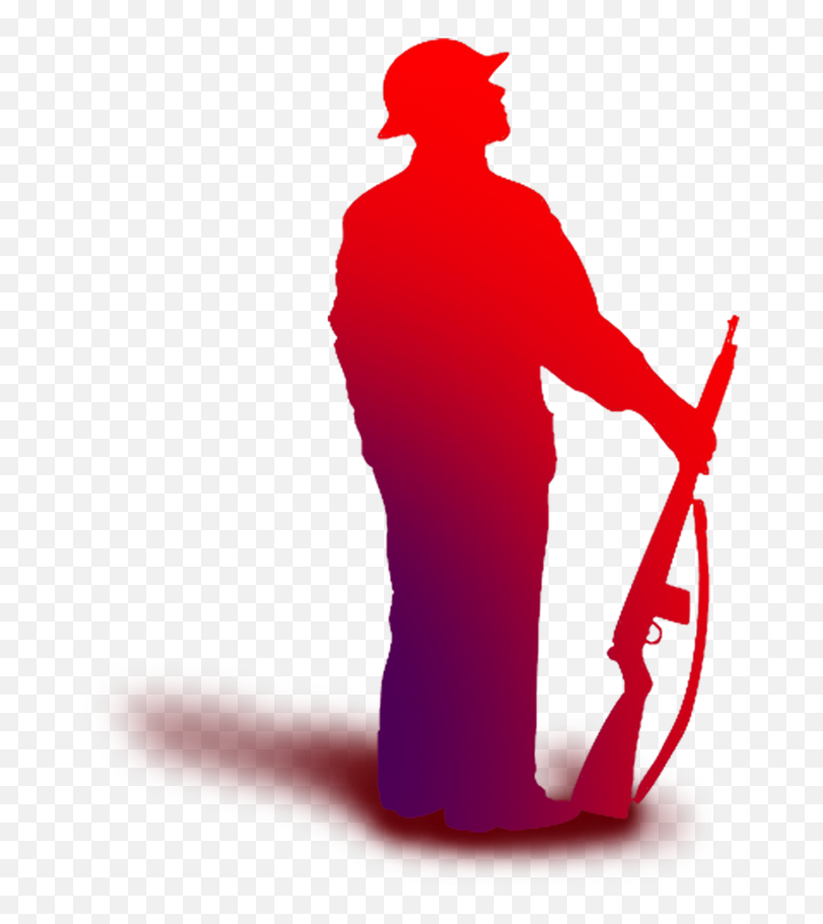 Outline Of Army Man - Soldier Silhouette Clipart Full Size Flag Soldier Silhouette Saluting Png,Soldier Silhouette Png