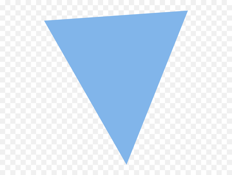 Blue Drop Down Arrow Icon Clipart - Inverted Pyramid Blank Png,Drop Down Arrow Icon