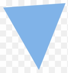 Blue Drop Down Arrow Icon Clipart - Inverted Pyramid Blank png