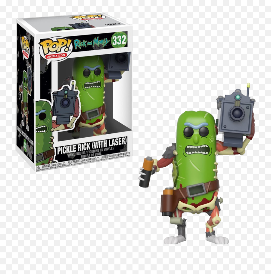 Rick And Morty - Pickle Rick With Laser Pop Vinyl Figure Funko Pop Rick Y Morty Png,Rick And Morty Png
