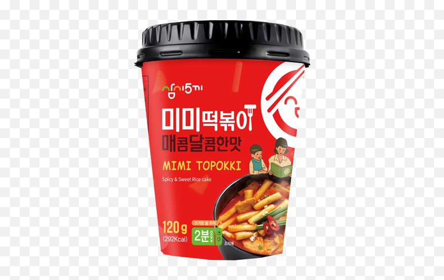 Samsiokki Mimi Cup Tteokbokki Spicy And Sweet Rice Cake Stir - Topokki Cup Png,Mimi Icon