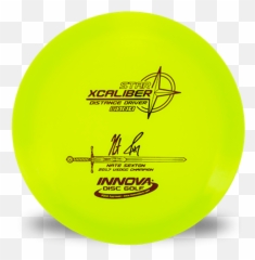 Disc Golf Drivers - Innova Xcaliber Nate Sexton png