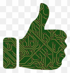 This Free Icons Png Design Of Thumbs Up Circuit Board Full - Printed