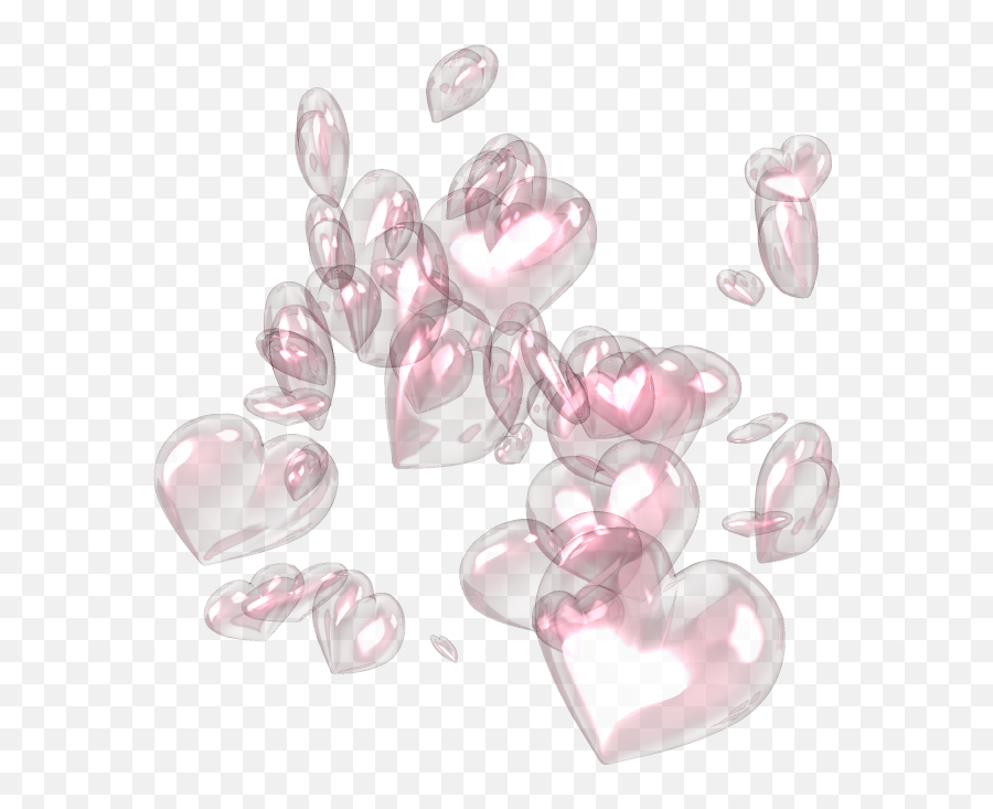 Transparent And Hearts - Aesthetic Heart Png,Heart Transparents