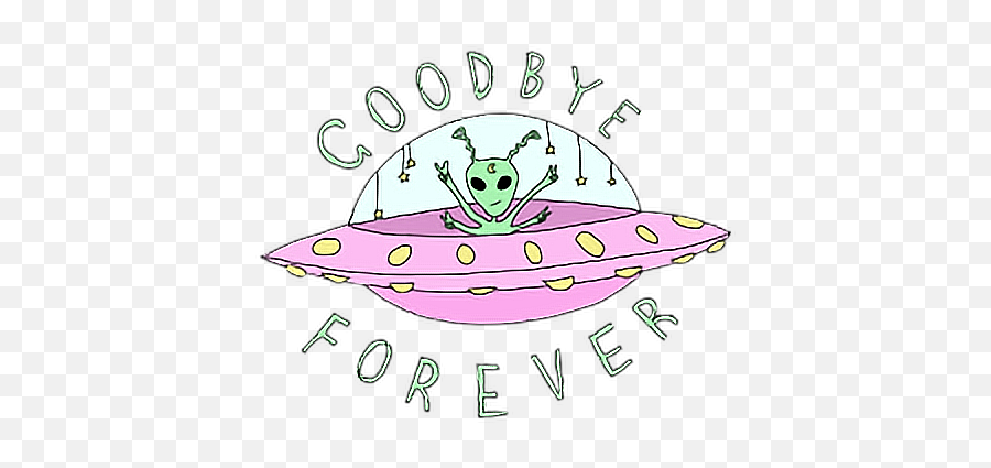 Frame Tumblr Photo Photography Sticker - Goodbye Forever Alien Png,Alien Icon Tumblr