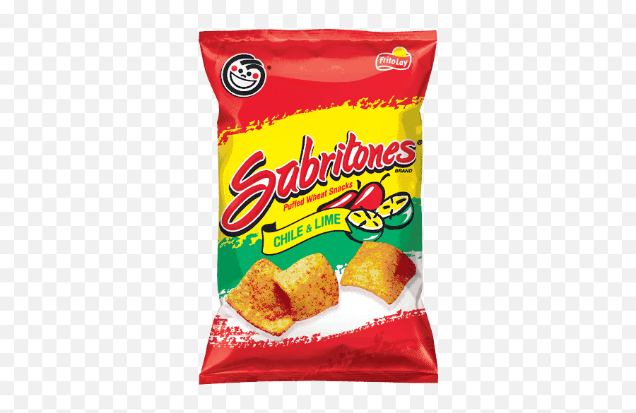 Sabritones - Puffed Wheat Snacks Chile U0026 Lime Pack Of 3 4 14 Oz4 14 Oz Sabritones Chile And Lime Png,Frito Lay Logo