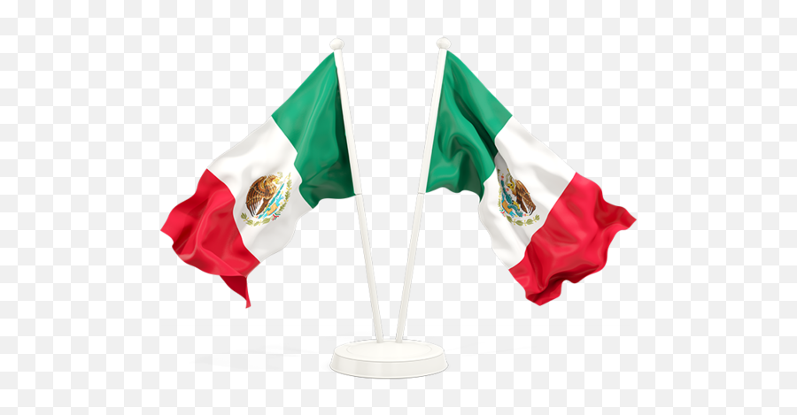 Two Waving Flags Illustration Of Flag Mexico - Waving Mexico Flag Png,Mexico Png