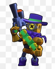 Ricochet Skin - golden Brawl Stars Full Size PNG 2017