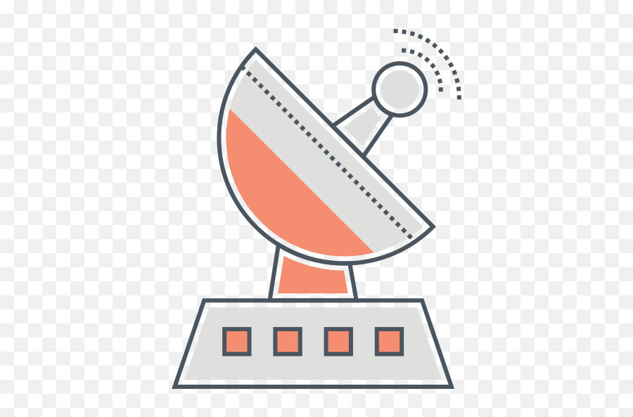 Earth Station Vector Icons Free Download In Svg Png Format - Vertical,Dish Antenna Icon