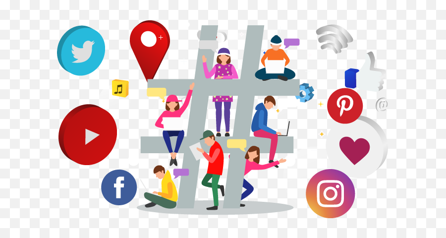 Social Media Marketing Aurangabad - Facebook Icon Social Media Agency Illustration Png,Facebook Icon Icon