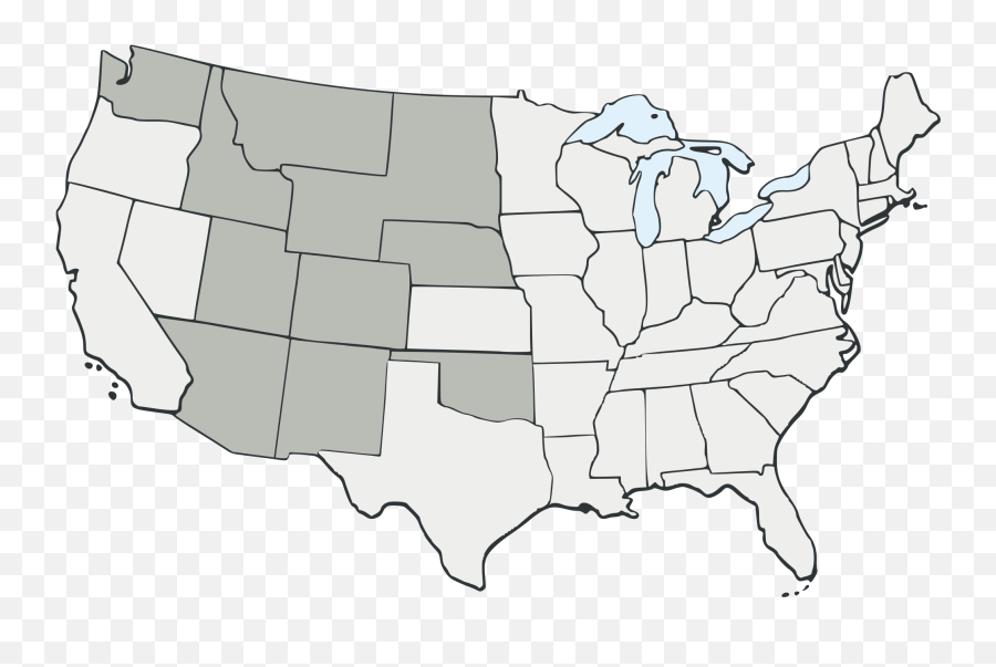 Map Outline Png - Alaska Next To Continental Us,United States Outline Png