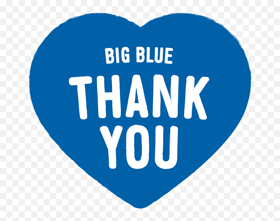 Big Blue Thank You - Language Png,Thank You Icon Images