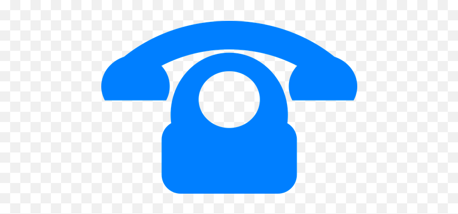 Telephone4736 Png Image Free U2013 Millions Of Images - Phone Clipart Blue,Phone Icon Vectors