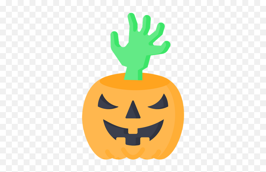 Scary Hand Icon Of Flat Style - Available In Svg Png Eps,Scary Pumpkin Png