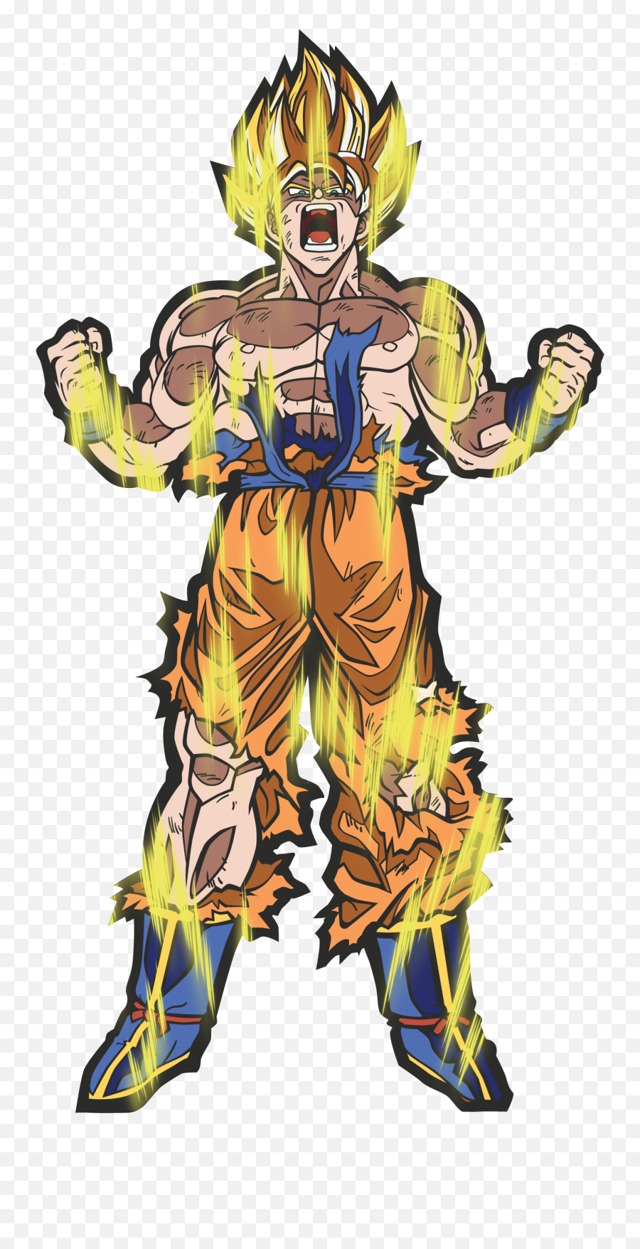 Super Saiyan Goku 2 U2013 Figpin - Dragon Ball Z Figpin Png,Dbz Transparent