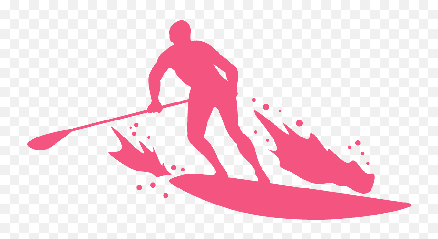 Paddle Board Silhouette - Free Vector Silhouettes Creazilla Paddle Board Shillhoute Png,Paddleboard Icon