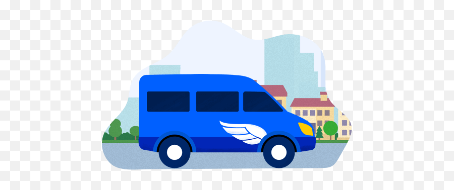 Salt Lake City Airport Shuttle Supershuttle Slc - Blue Shuttle Lax Png,Shuttle Bus Icon