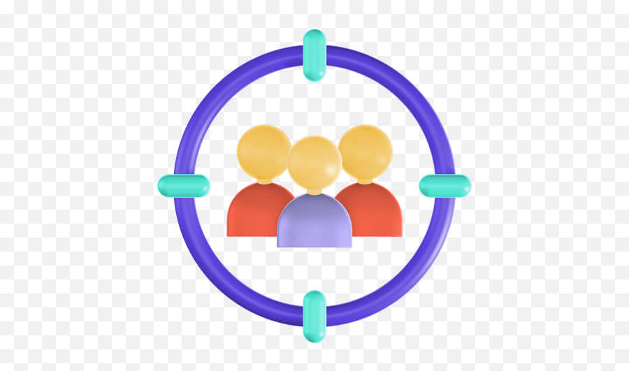 Audience Icon - Download In Line Style Target Audience Icon 3d Png,Audience Icon Png
