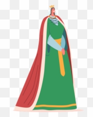 Best Premium Beautiful Medieval Queen In Royal Crown - Illustration png