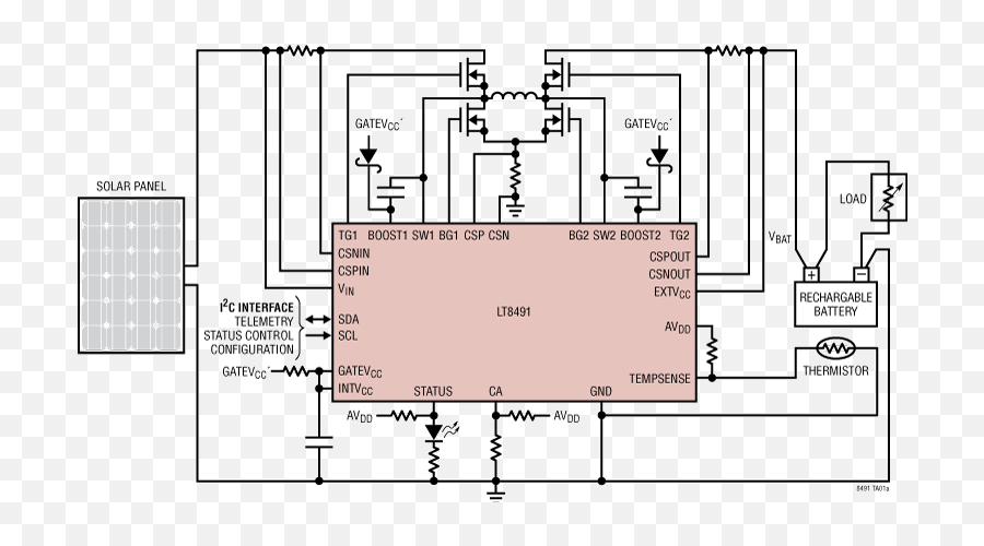 Lt8491 Datasheet And Product Info Analog Devices - Lt8491 Png,Windows Mobile Battery Icon