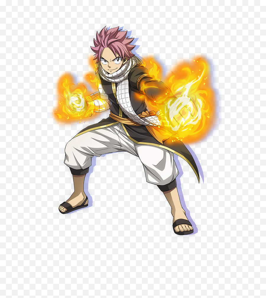Protagonist Pair Of Natsu And Lucy - Fairy Tail Dice Magic Natsu Png,Natsu Png