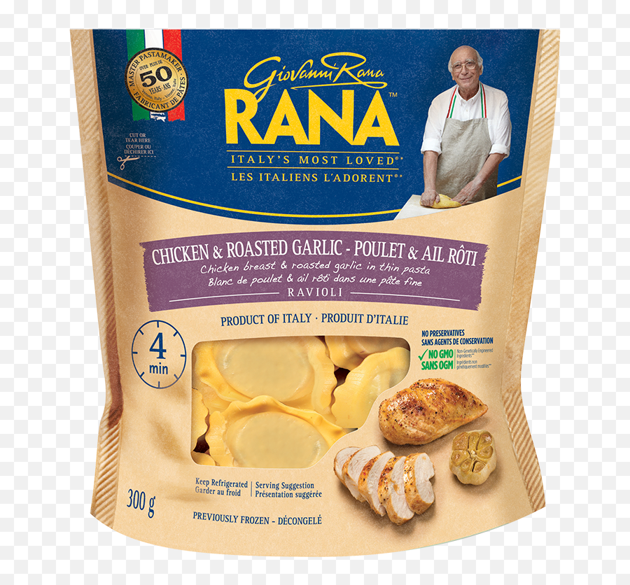 Chicken U0026 Roasted Garlic Ravioli - Giovanni Rana Rana Ravioli Png,Chicken Breast Png
