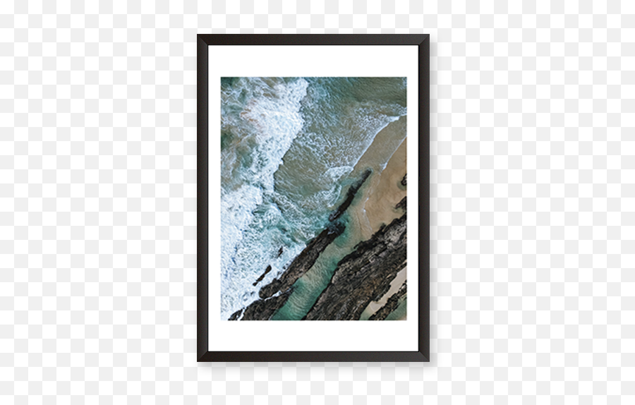 Rushing Sea Waves - Picture Frame Png,Sea Waves Png