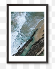 Rushing Sea Waves - Picture Frame png