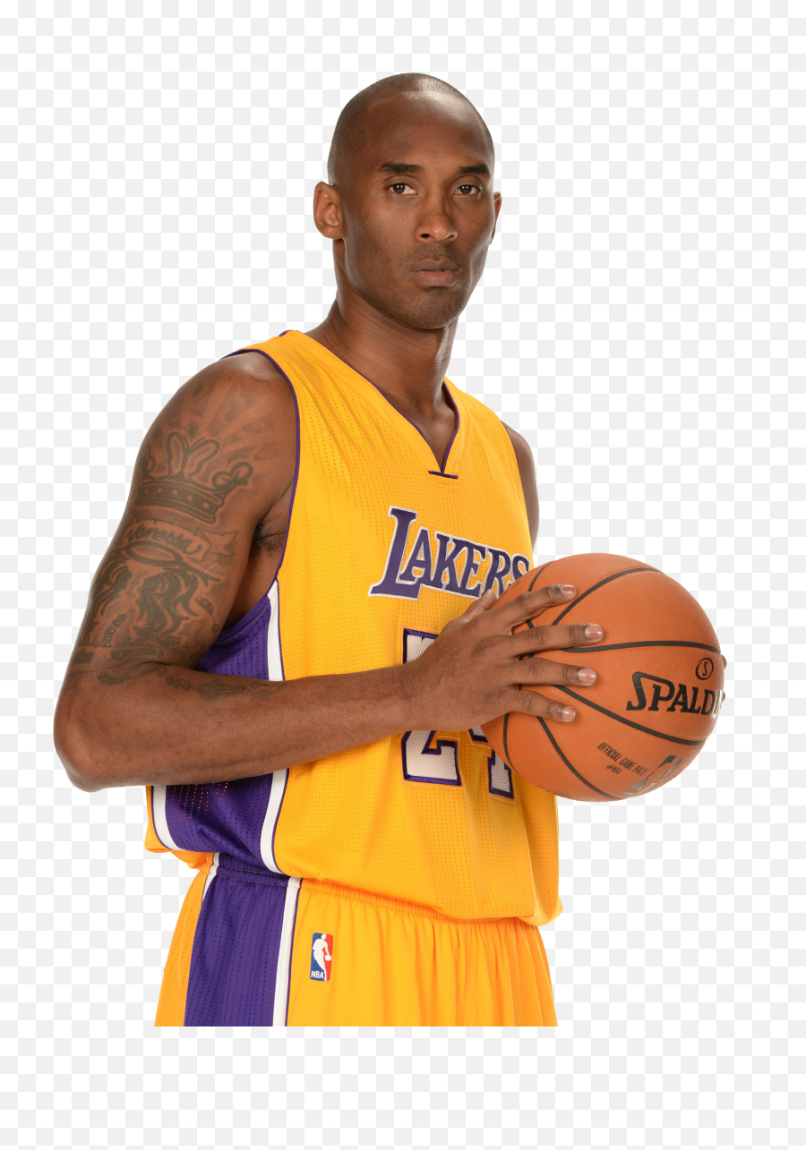 Nba Png Images - Kobe Bryant Holding A Basketball,Basketball Players Png