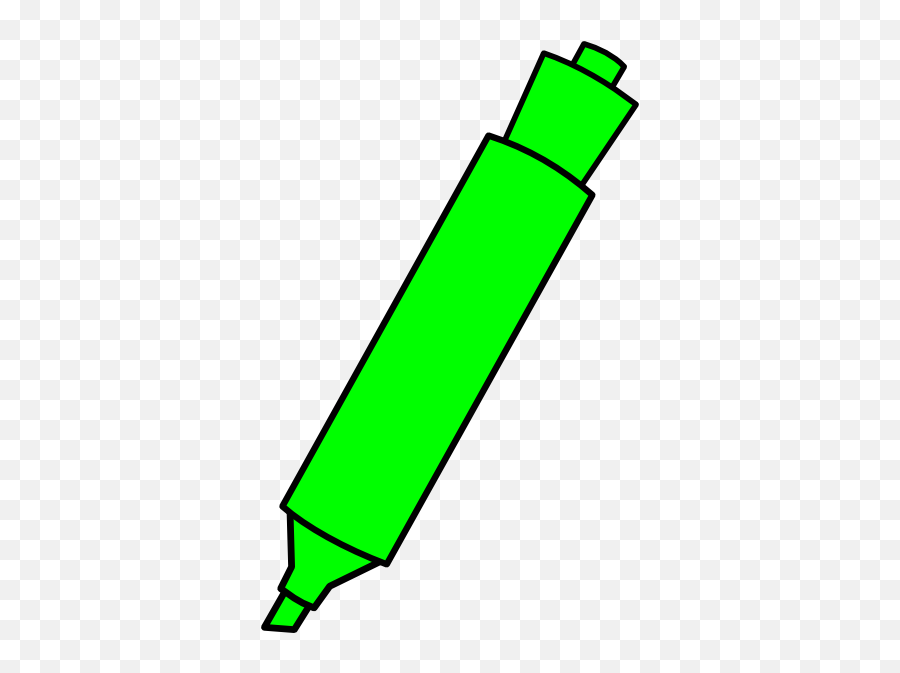 Green Highlighter Marker Png Clip Arts - Green Highlighter Clipart,Highlighter Png
