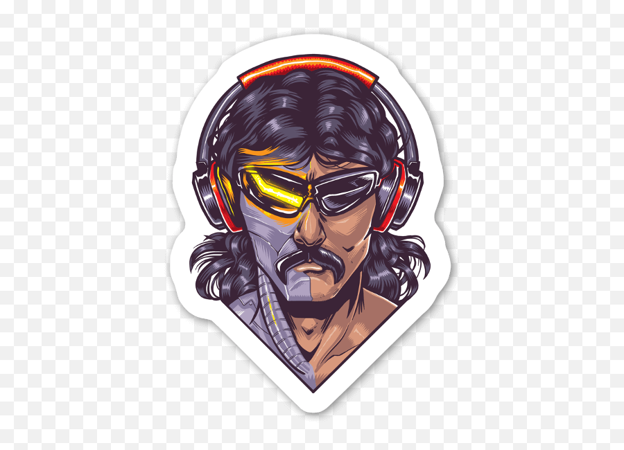 Dr - Dr Disrespect Drawing Png,Dr Disrespect Png