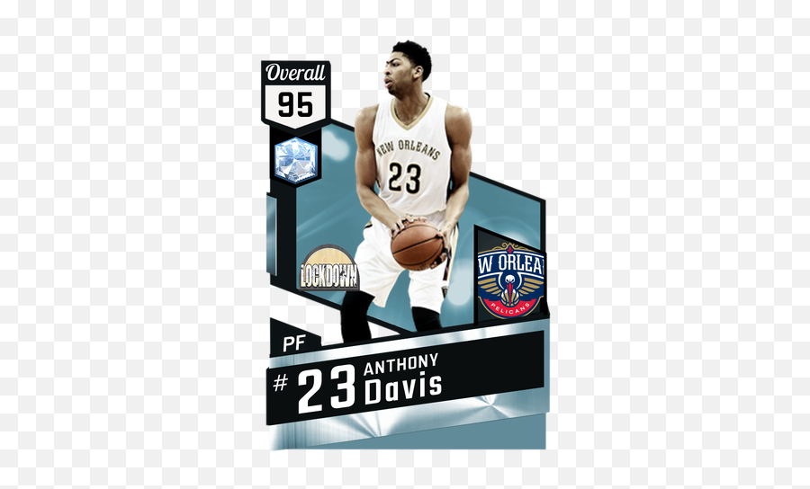 Anthony Davis - Nba 2k17 Custom Card 2kmtcentral Pink Diamond Michael Jordan Png,Anthony Davis Png