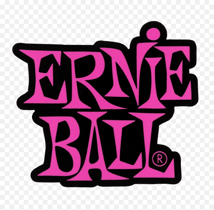 Stacked Pink Ernie Ball Logo Sticker - Ernie Ball Png,Ernie Png