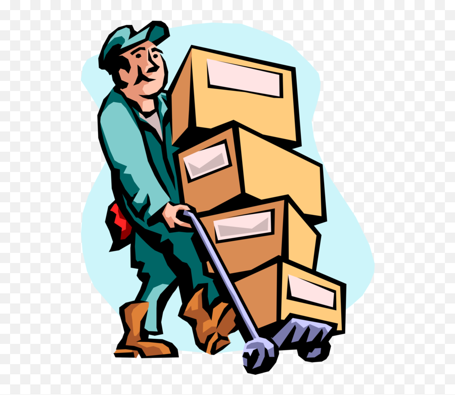 Professional Mover Moving Boxes - Moving Clipart Png,Moving Png