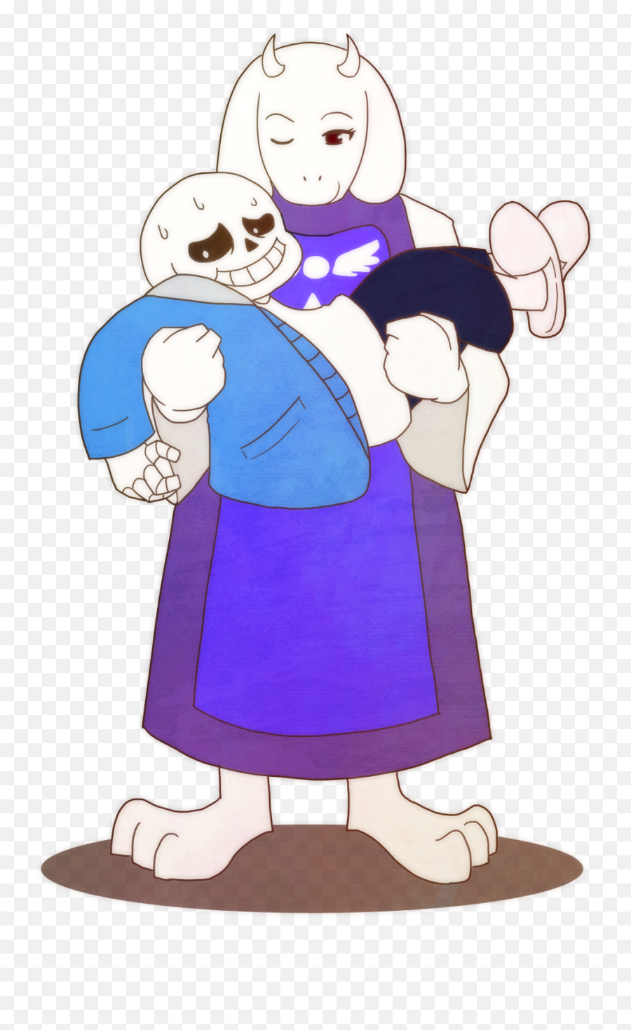 Undertale - Undertale Sans And Toriel Cute Png,Toriel Png