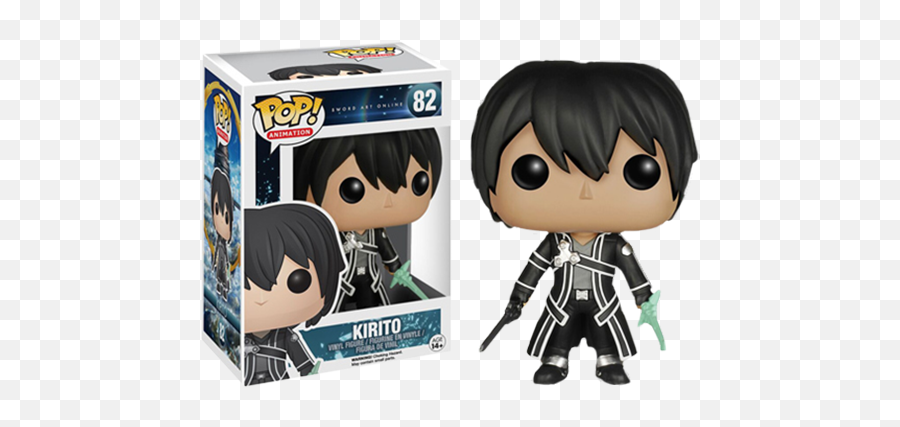 Sword Art Online - Kirito Pop Vinyl Figure Sword Art Online Funko Pop Png,Kirito Png