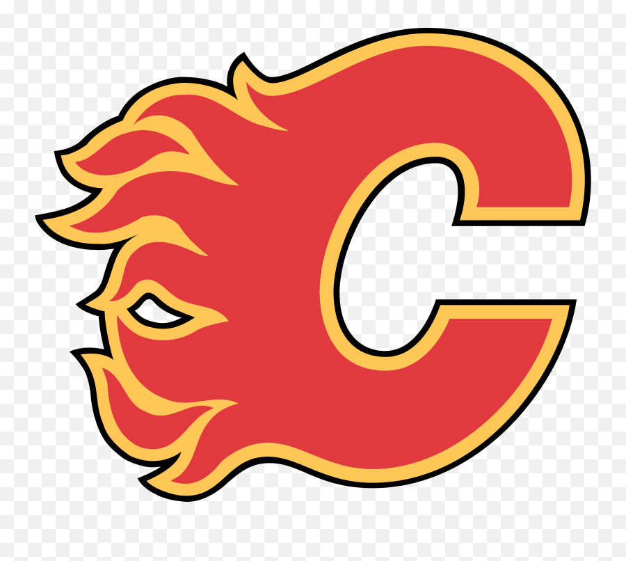 Calgary Flames Logo Nhl Clipart - Full Size Clipart Flames Calgary Png,Nashville Predators Logo Png